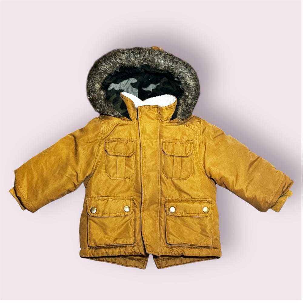Carter’s 18M Toddler‎ Parka Jacket | Faux Fur Hood | Warm Winter Coat